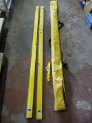 Set of Four Spirit Levels with Carrying Case