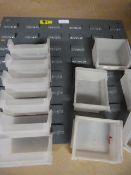 *Storage Rack with Eleven Plastic Trays