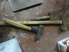 Three Assorted Hammers