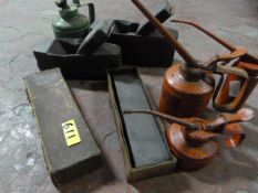 Vintage Planes, Oil Cans and a Whetstone