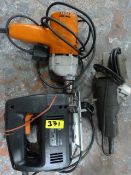 Black & Decker Jigsaw, Angle Grinder and Drill
