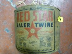 Spool of Red Star Bailer Twine