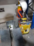 Halogen Spotlight, Storage Tins, Bollard and a Har