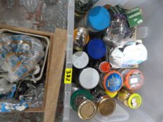 Large Box of Screws, Nails, etc.