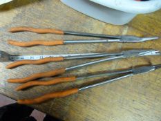 Set of Three Long Nose Pliers