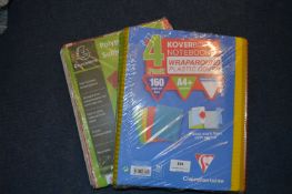 *Spiral Bound A4 Notebooks 4pk plus Subject Dividers