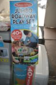 *Melissa & Doug Jumbo Roadway Playset