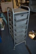 *Six Drawer Rolling Organiser (Some Faults)