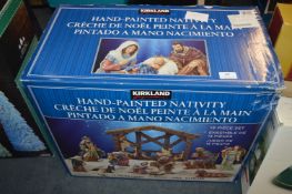 *Kirkland 13pc Hand Painted Nativity Set