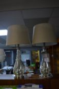 *Mercury Glass Table Lamps 2pk