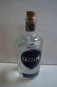 Bottle of Cazcabel Blue Agave Tequila