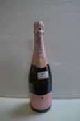 Bottle of Lanson Rose Champagne