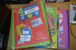 *Ring Bound Notebooks 4pk, A4 Display Book 4pk and Pack of Subject Dividers