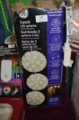 *LED Spheres 3pk