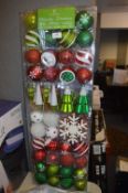 *52pc Christmas Tree Bauble Set