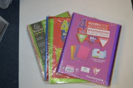 *Spiral Bound Notebooks 4pk, Display Covers and Subject Dividers