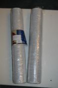 *9m Roll of Decorative Mesh Ribbon 2pk