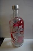 Bottle of Absolut Raspberry Vodka