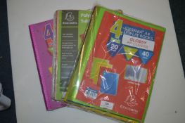 *A4 Spiral Bound Notebooks 4pk, Subject Dividers and A4 Display Covers