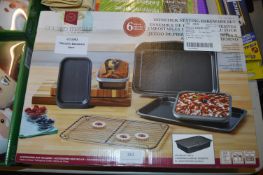 *6pc Metallic Bakeware Set