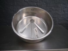 *Bowl Sink insert in fair condition 450 diameter (bowl 160 deep)