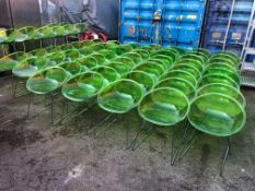 *PEDRALI 60 cleared from upmarket london chain. Italian Designer acrylic and chrome chairs RRP £