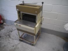 *JAC bread slicer on stand 600x600x1200