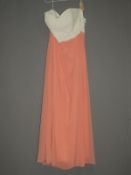 *Size: 14 Apricot Bridesmaid Dress by Social