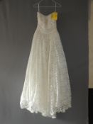 *Dessy Collection Ivory Wedding Dress Size: 8
