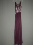 *Size: 10 Dark Purple Bridesmaid Dress by Dessy Co