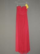 *Size: 12 Bright Pink Bridesmaid Dress by Dessy Co