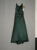 *Size: 6 Dark Green Bridesmaid Dress by Alfred Sun