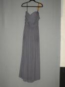 *Size: 14 Grey Bridesmaid Dress By Dessy Collectio