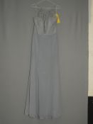 *Size: 12 Platinum Bridesmaid Dress By Dessy Colle