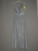 *Size: 12 Platinum Bridesmaid Dress By Dessy Colle