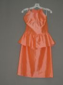 *Size: 8 Apricot Bridesmaid Dress by Alfred Sung