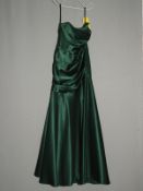 *Size: 12 Dark Green Bridesmaid Dress By Dessy Col