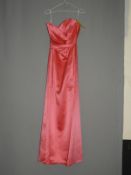 *Size: 12 Pink Bridesmaid Dress By Dessy Collectio