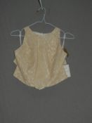 *Size: 8 Ivory Bridesmaid Top by Dessy Collection