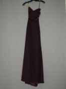 *Size: 6 Eggplant Bridesmaid Dress by Dessy Collec