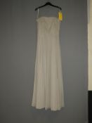 *Size: 10 Grey Bridesmaid Dress By Dessy Collectio