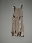 *Size: 10 Mocha Bridesmaid Dress by Dessy Collecti