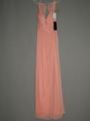 *Size: 10 Apricot Bridesmaid Dress by Alfred Sung