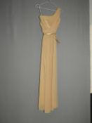 *Size: 8 Yellow Bridesmaid Dress By Dessy Collecti