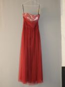 *Size: 12 Burgundy Bridesmaid Dress by Dessy Colle