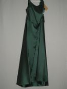*Size: 16 Dark Green Bridesmaid Dress by Alfred Su