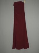 *Size: 10 Burgundy Bridesmaid Dress by Dessy Colle