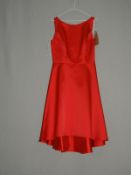 *Size: 10 Flame Bridesmaid Dress by Alfred Sung