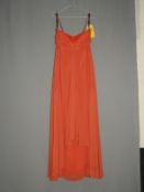*Size: 12 Orange Bridesmaid Dress By Dessy Collect