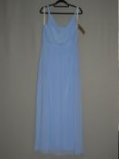 *Size: 14 Periwinkle Bridesmaid Dress By Dessy Col